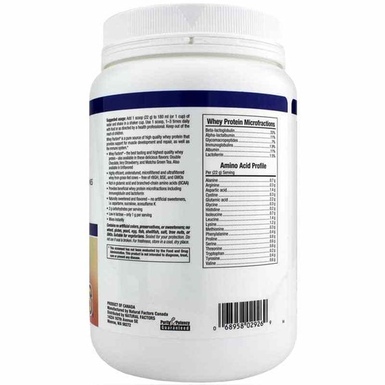 Whey Factors Natural Whey Protein, NF